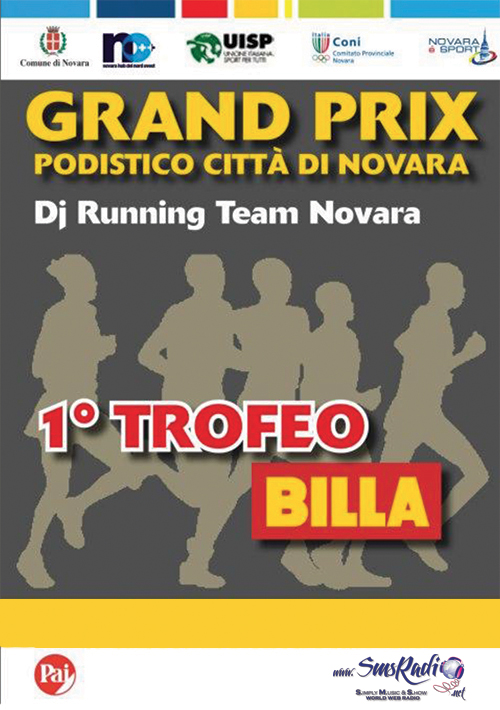 Grand Prix Podistico Città di Novara 1° Trofeo Billa - Prima prova